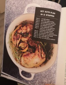 Op deze foto zie je de Inleiding van het keto-plan boek