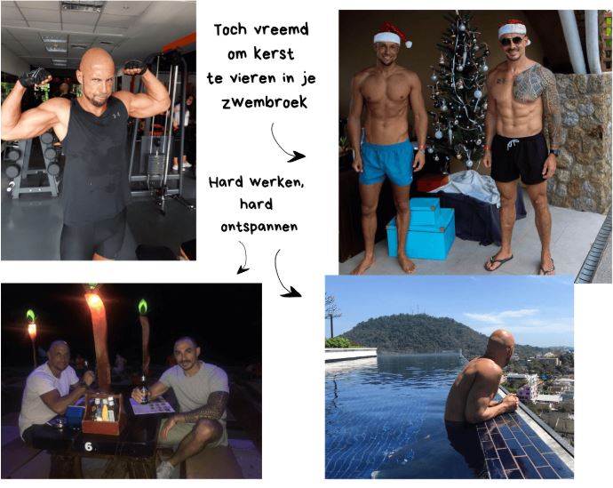 Op deze foto zie je de oprichters van de Droog Trainen Protocol mannen