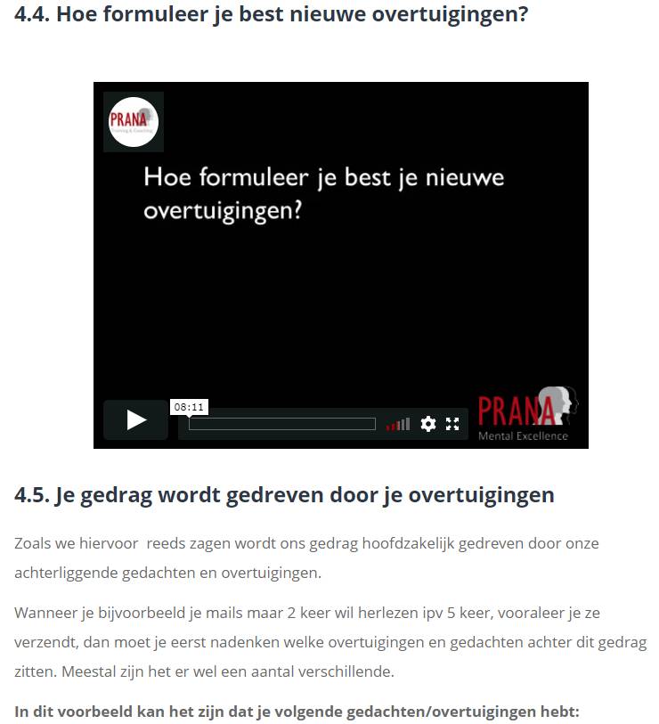 Op deze foto zie je stap 4 van de cursus Werken aan je perfectionisme