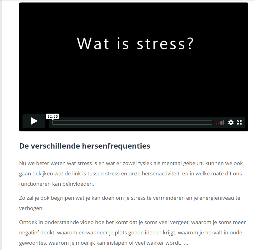 Op deze foto zie je hoofdstuk 1 van de cursus Werken aan je perfectionisme