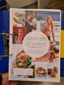 Op deze foto zie je de voorkant van het boek Fitcooking Lifestyle Programma