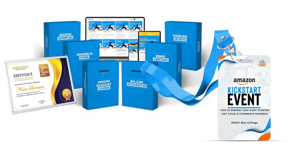 Op deze foto zie je E-commerce Marketplace Mastery van Bas Urlings van Plazatalk