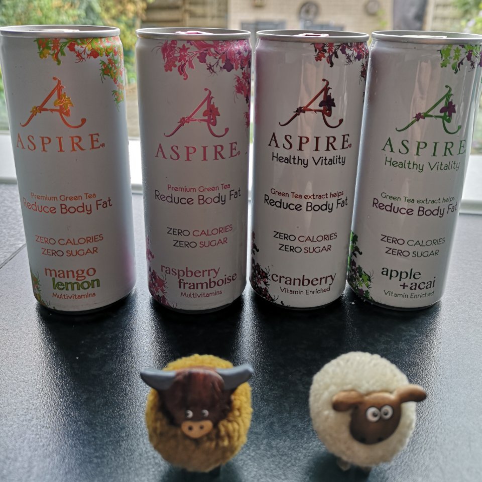 Op deze foto zie je de Aspire health drink