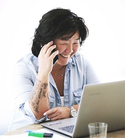 Op deze foto zie je Mira Overkleeft van Fitpel