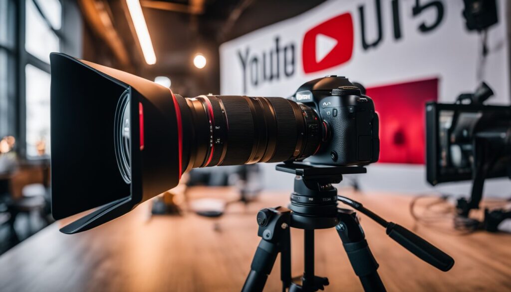 Op deze foto zie je YouTube als voorbeeld van een sidehustle