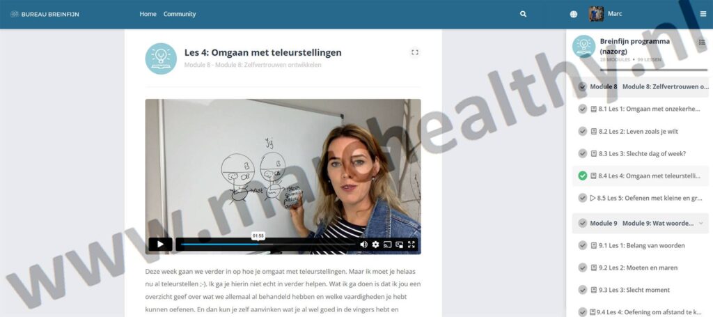 Op deze foto zie je Module 8: Zelfvertrouwen ontwikkelen van het Breinfijn programma van Bureau Breinfijn 