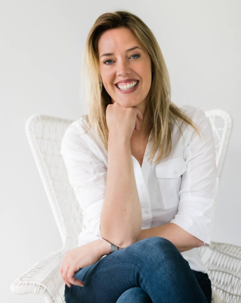 Op deze foto zie je Rosalie van Gils, oprichtster van het Breinfijn programma van Bureau Breinfijn