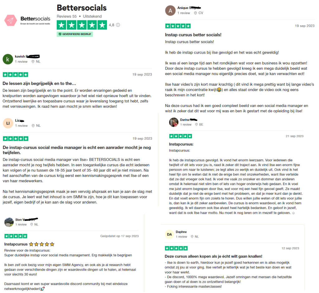 Op deze foto zie je Bettermanage traject cursus ervaringen van Ilse Kwant