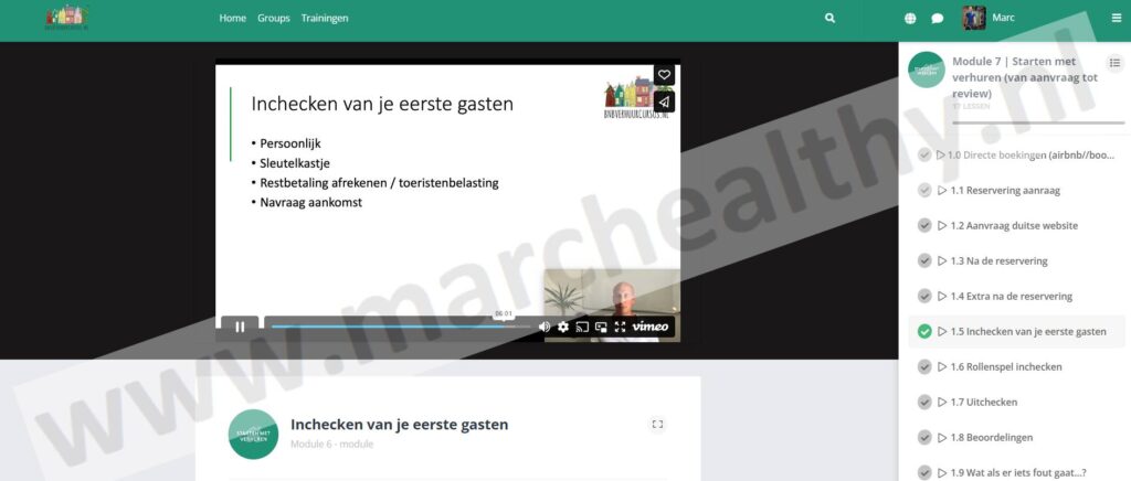 Op deze foto zie je Module 7: Starten met Verhuren van de BNBverhuurcursus (Nikki Koppedraaijer en Priscilla Jansma )