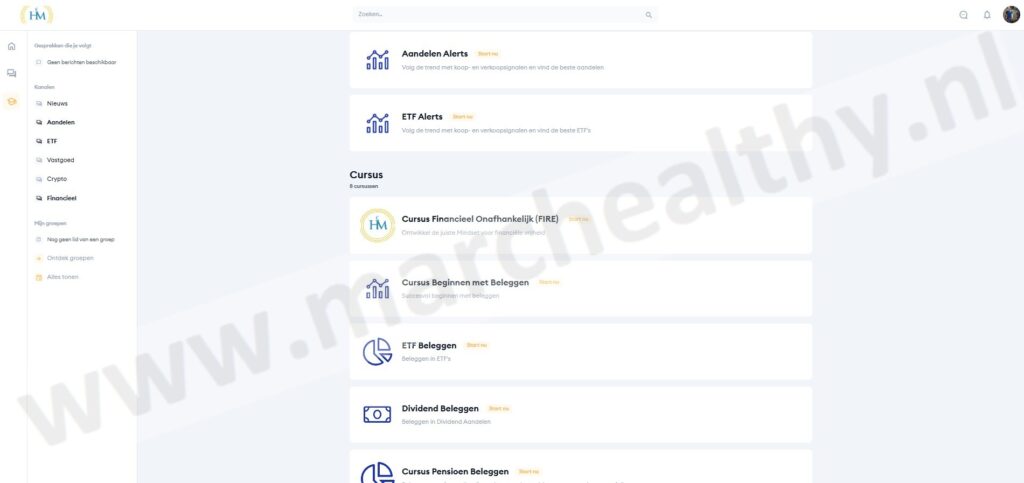 Op deze foto zie je de Happy Investors cursus