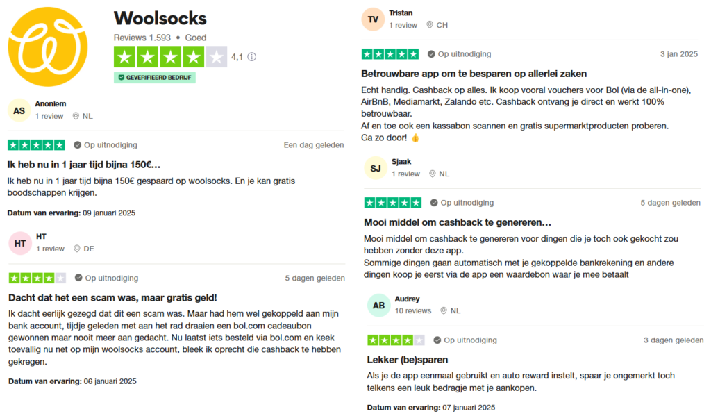 Op deze foto zie je Woolsocks ervaringen