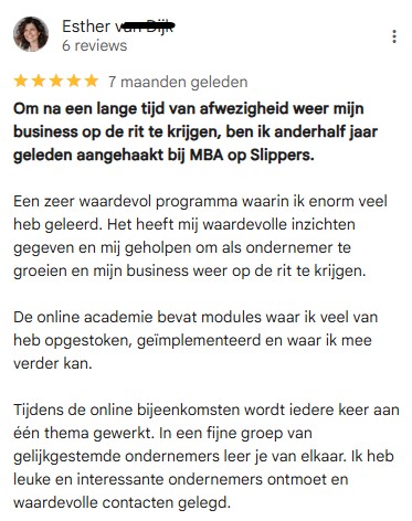 Op deze foto zie je het ervaringen van Lifestyle Of Business (John Slabbekoorn en Jeanet Wolf)