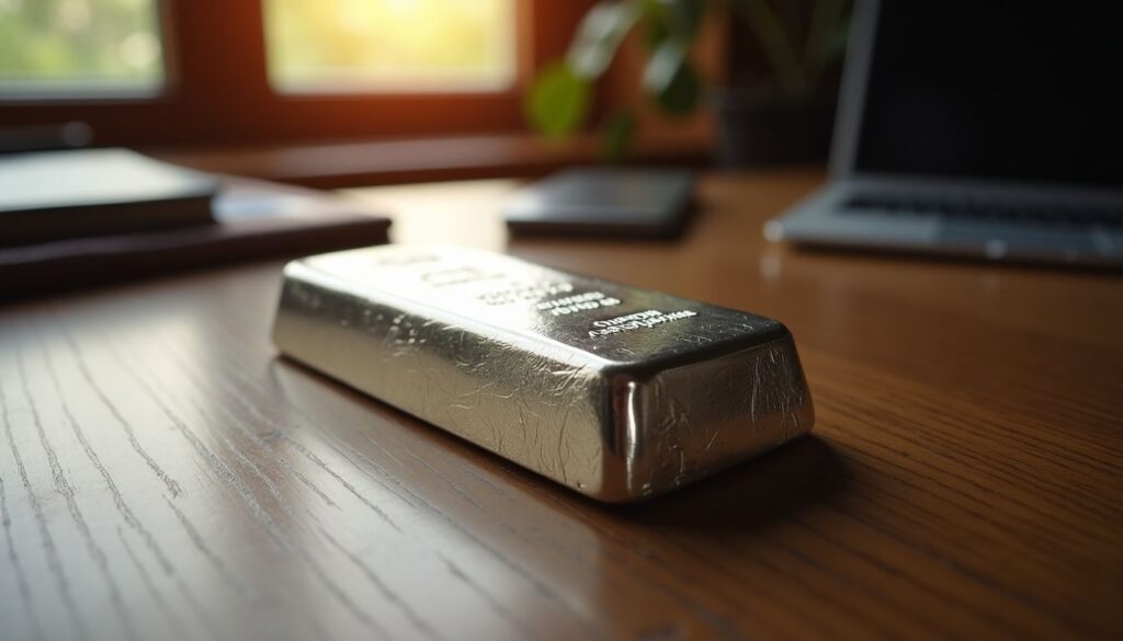 Op deze foto zie je zilverbaren