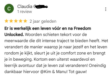 Op deze foto zie je Money Unlimited ervaringen