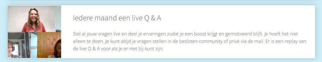 Op deze foto zie je de inhoud van het Virtuele Maagband Programma