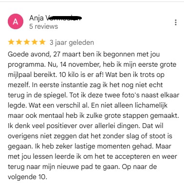 Op deze foto zie je Virtuele Maagband Programma ervaringen